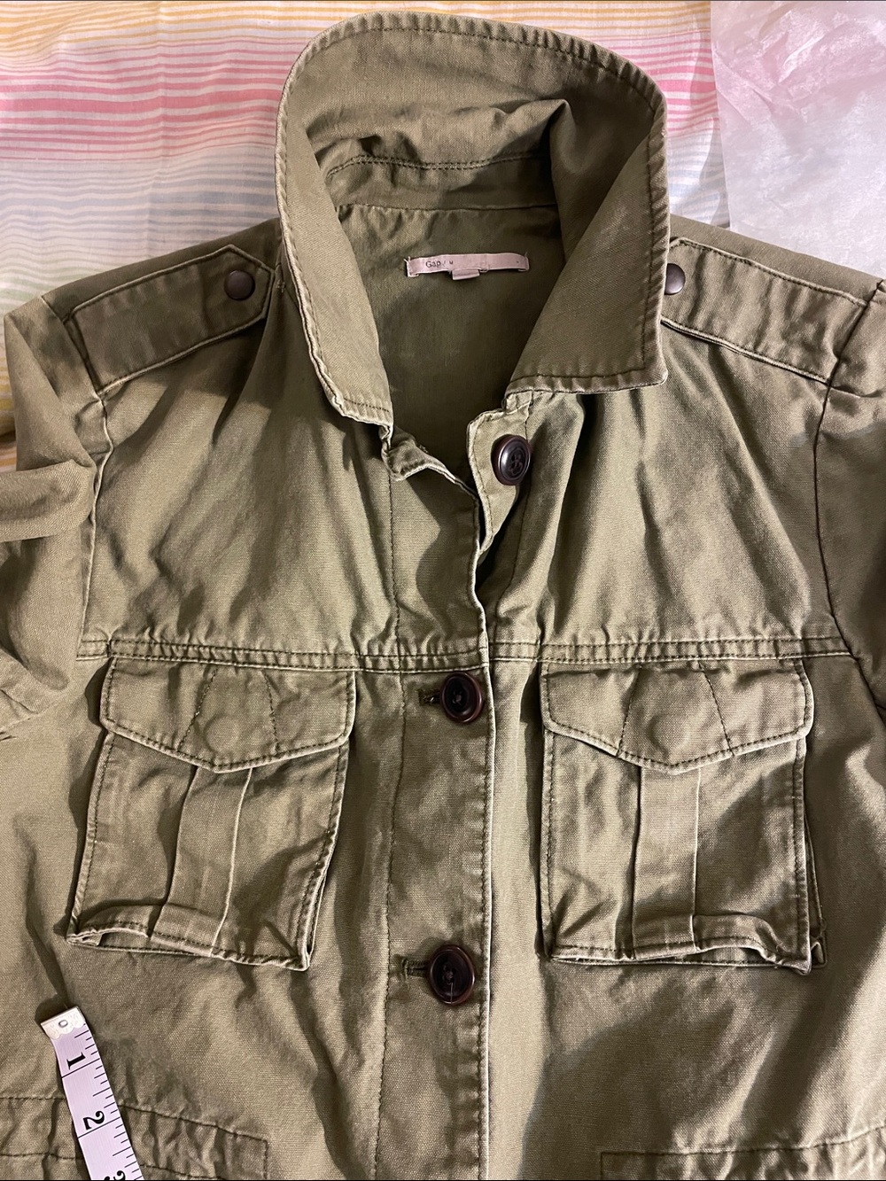 GAP Olive Green Women's Utility Jacket - Picture 9 of 11
